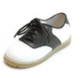 Luke White & Black Saddle Shoes