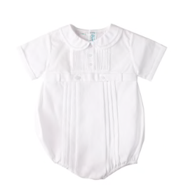 White Mini Tuxedo Belt Creeper