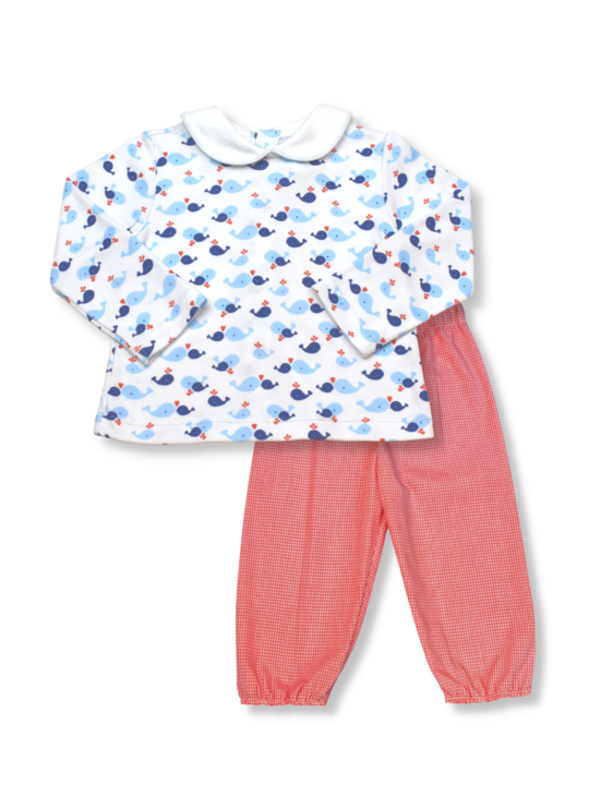 Whale Sibley Gathered Pant Set