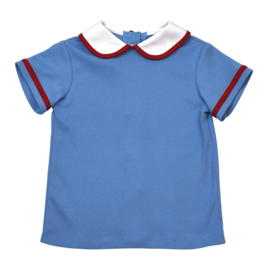 Party Blue/White Knit Sibley Shirt