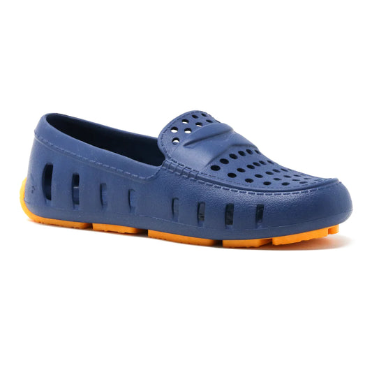 Navy Peony Flame Orange Prodigy Floafer