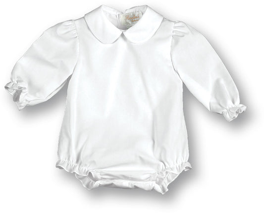 Plain White LS Girl peter pan