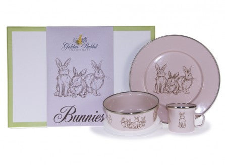 Pink Bunnies Child Set