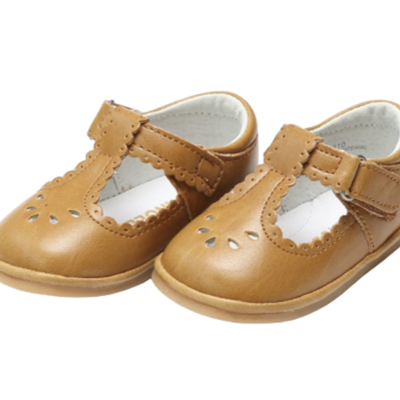 Spicy Mustard Dottie Scalloped Perforated MJ