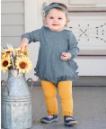 Honey Ribbed Footless Ruffle Tights