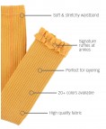 Honey Ribbed Footless Ruffle Tights