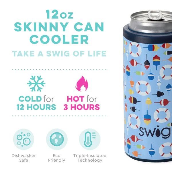 Bobbing Buoys Skinny Can Cooler