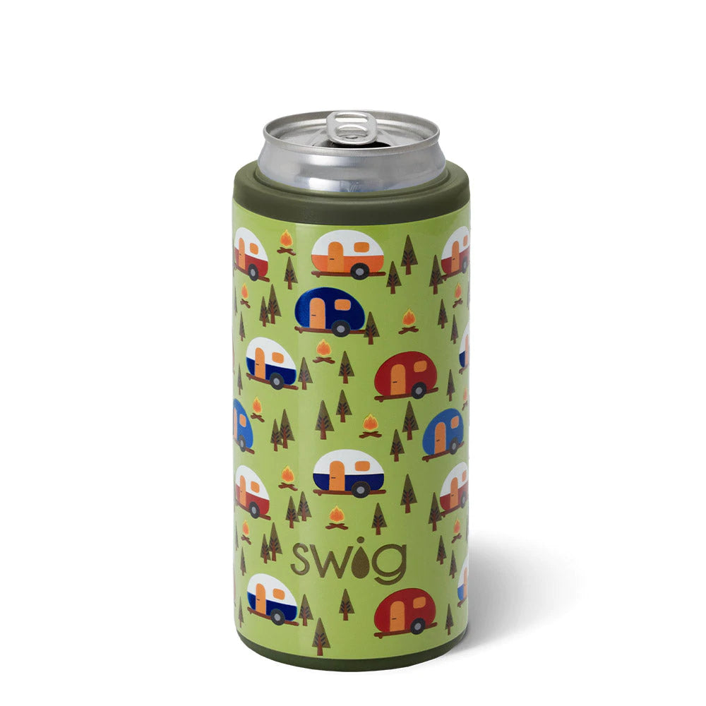 Happy Camper Skinny Can Cooler