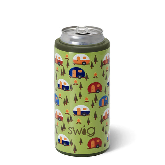 Happy Camper Skinny Can Cooler